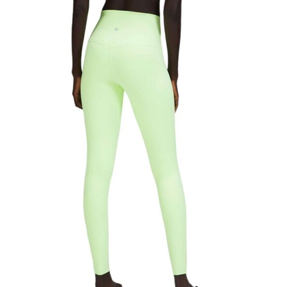 Lululemon 2022 Align High-Rise Pant 28" Yoga Leggings Faded Zap Green 4 - Picture 1 of 8